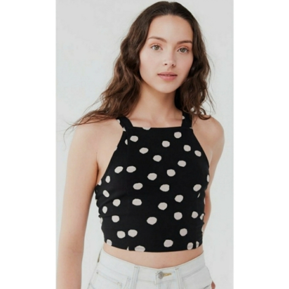 Urban Outfitters Polka Dot Crop Top